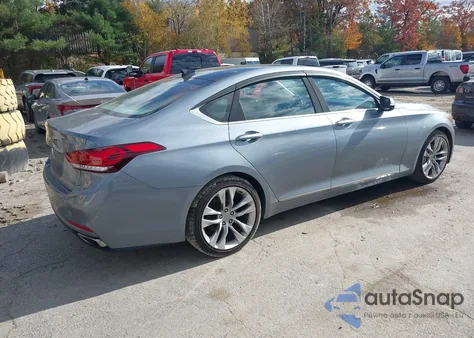2015 Hyundai Genesis 3.8 from USA, damaged, VIN KMHGN4JE1FU073490